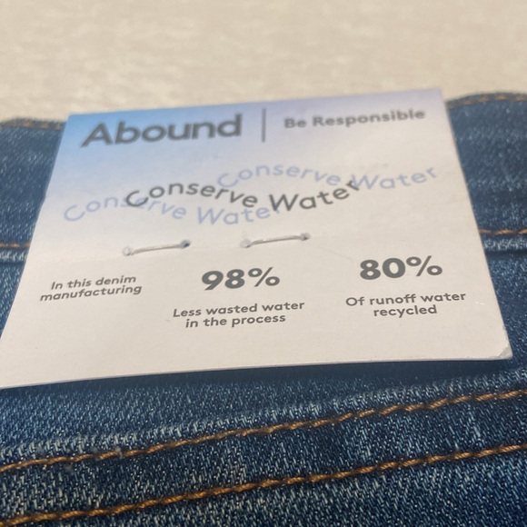 ABOUND NWT Size 25 High Rise Skinny Blue Jeans - Picture 10 of 10